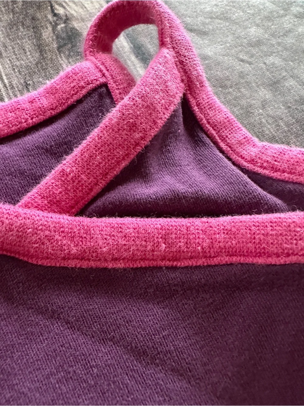 Tea purple tank dress fair light pilling 12/18